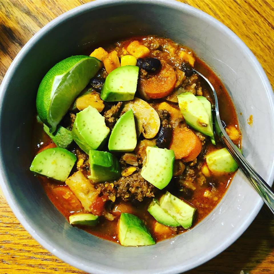 Sweet Potato Black Bean Chili