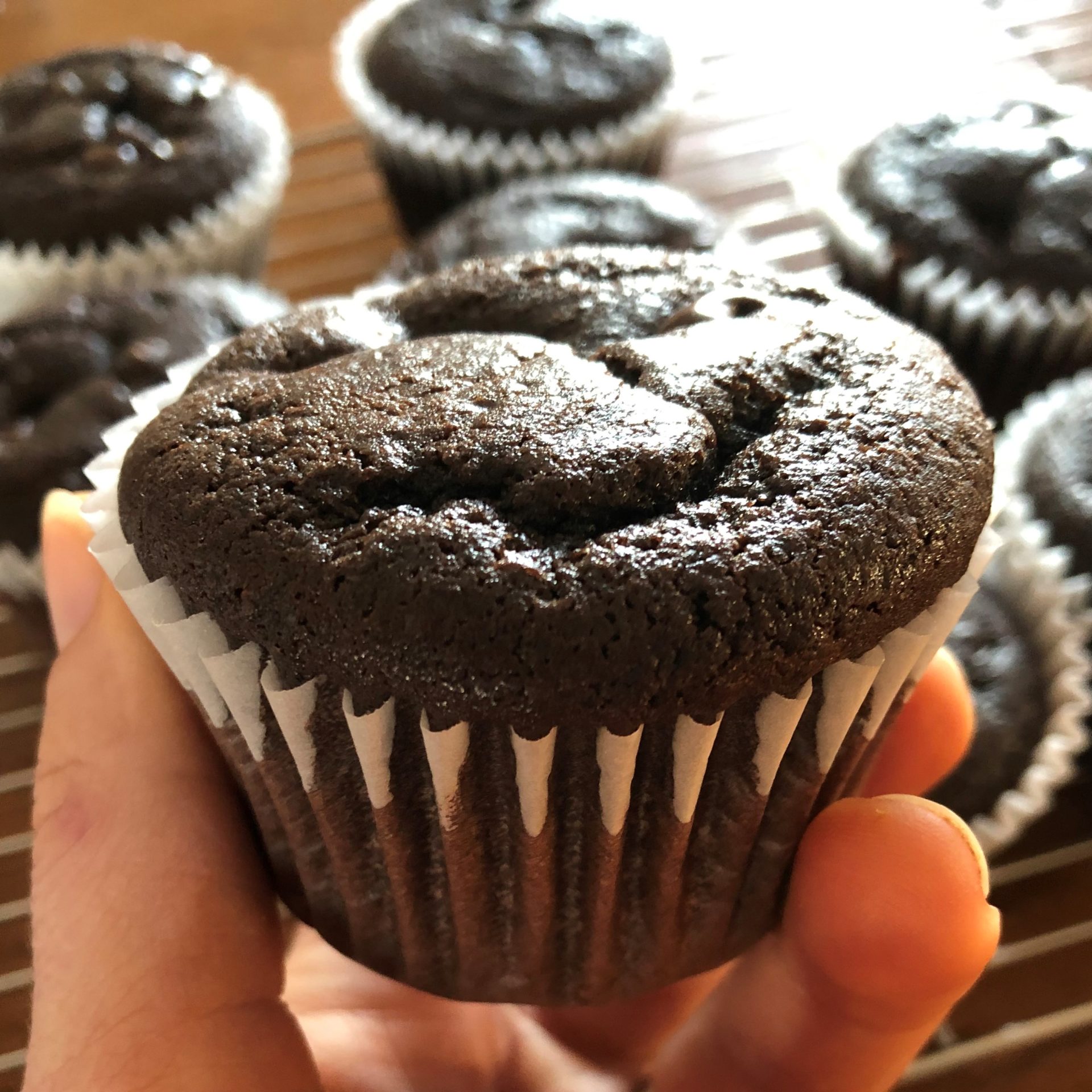 chocolate black bean cupcakes